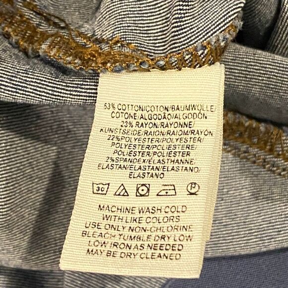 Free People Women's Penny Flare Jeans Elastic Waistband Pull-On Blue Size 27 - Picture 10 of 10